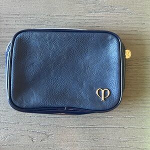 Navy Cle De Peau Makeup / Cosmetic Bag